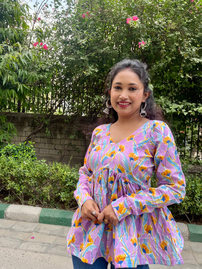 Sugar Candy Peeplum Short Kurti