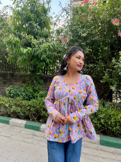 Sugar Candy Peeplum Short Kurti