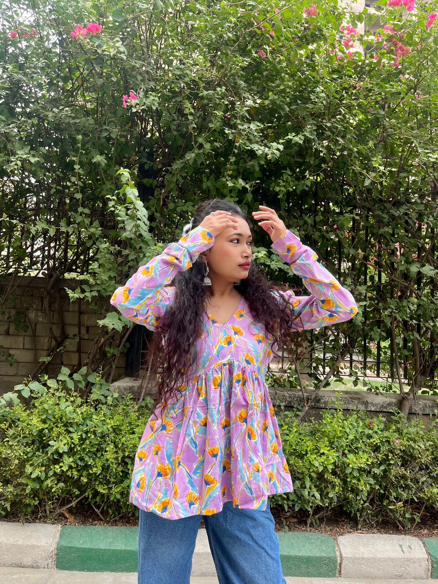 Sugar Candy Peeplum Short Kurti