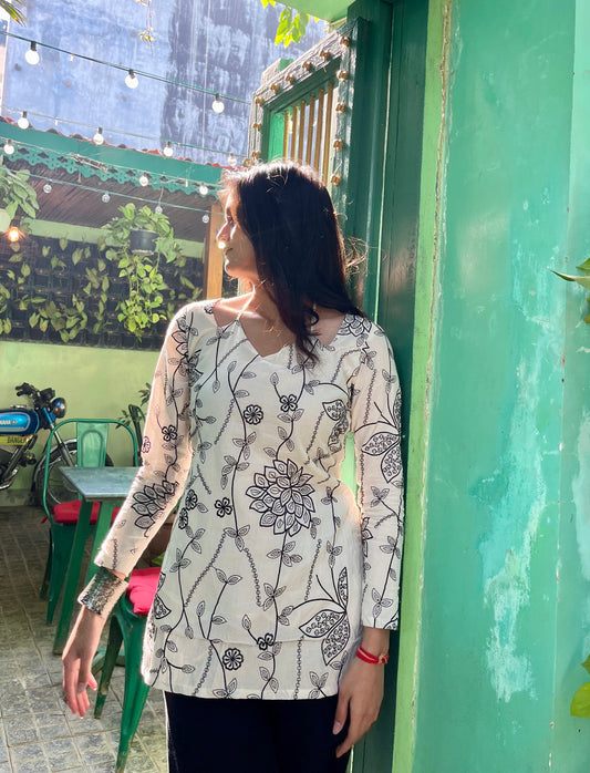 Naina Corset Back Short Kurti