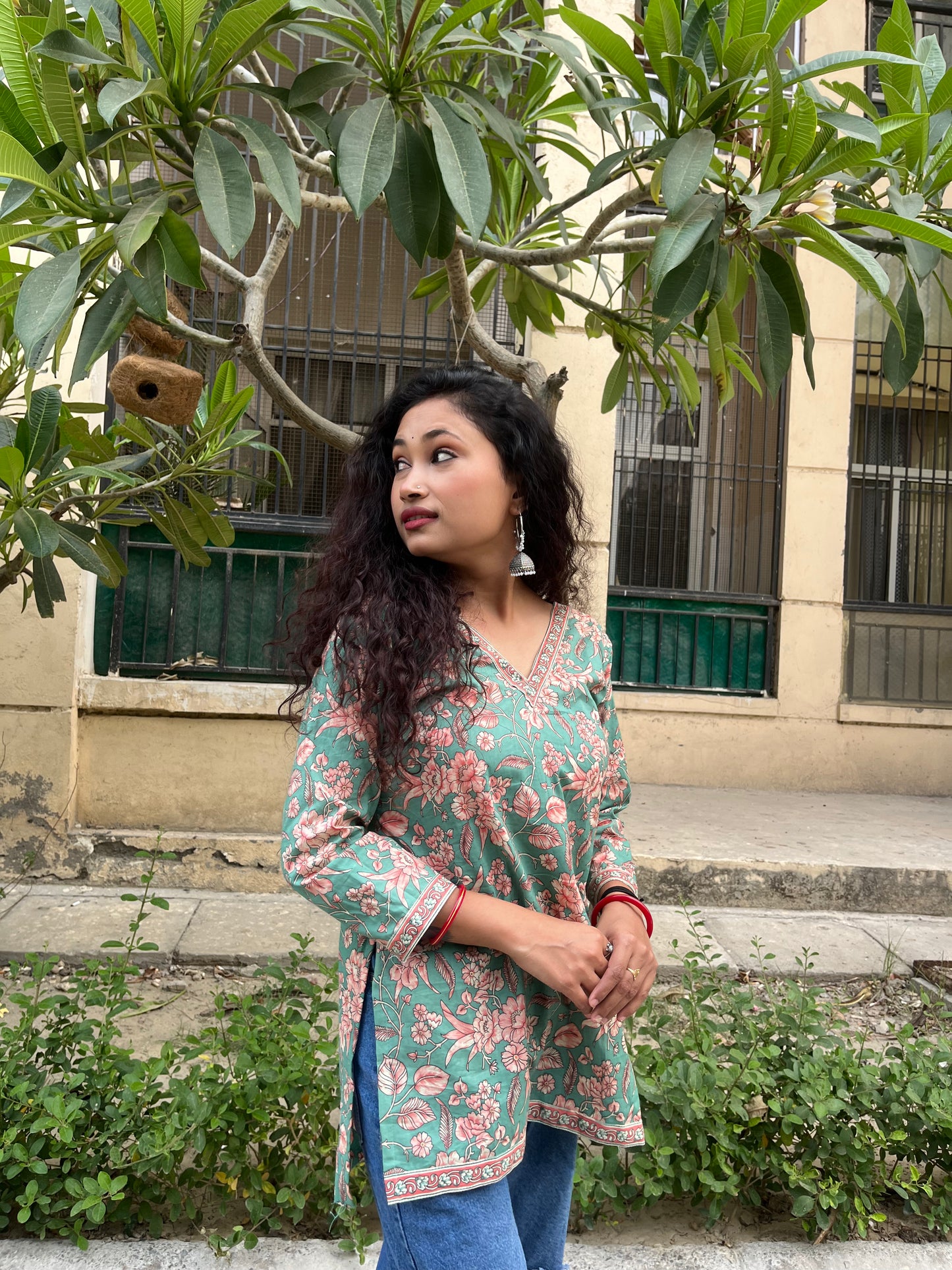 Pista Straight Short Kurti