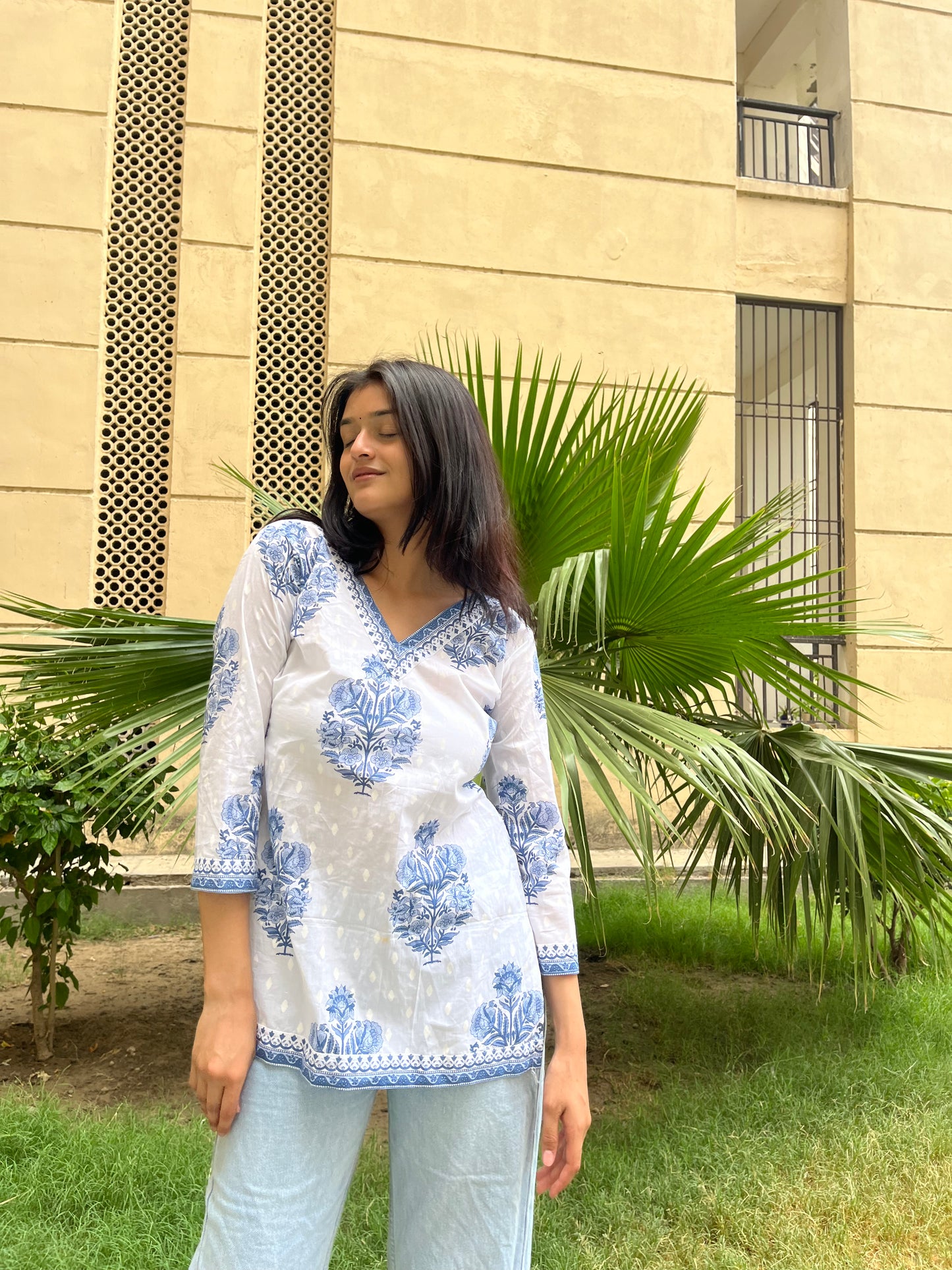Barfi Straight Short Kurti