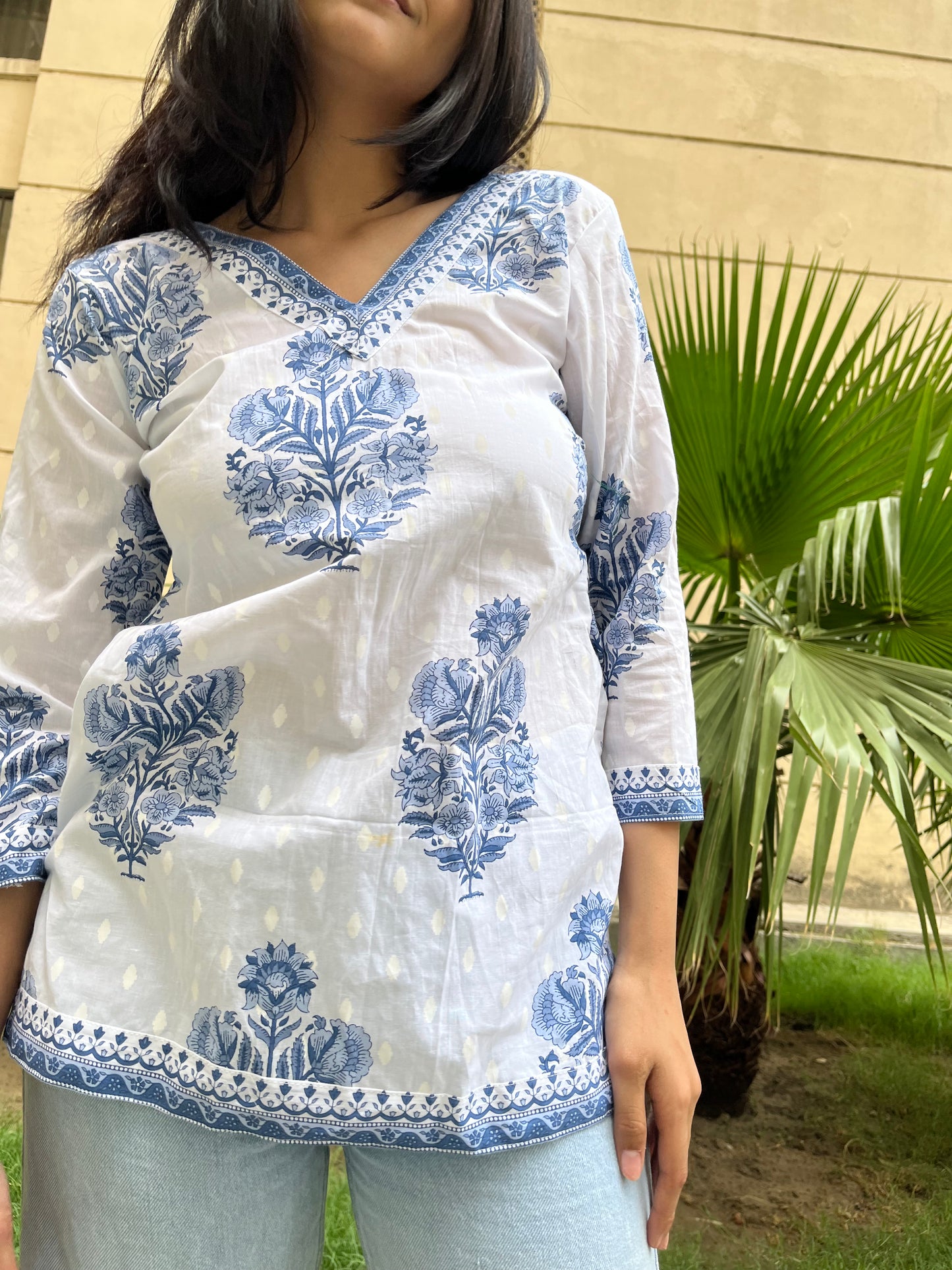 Barfi Straight Short Kurti