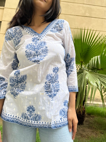Barfi Straight Short Kurti