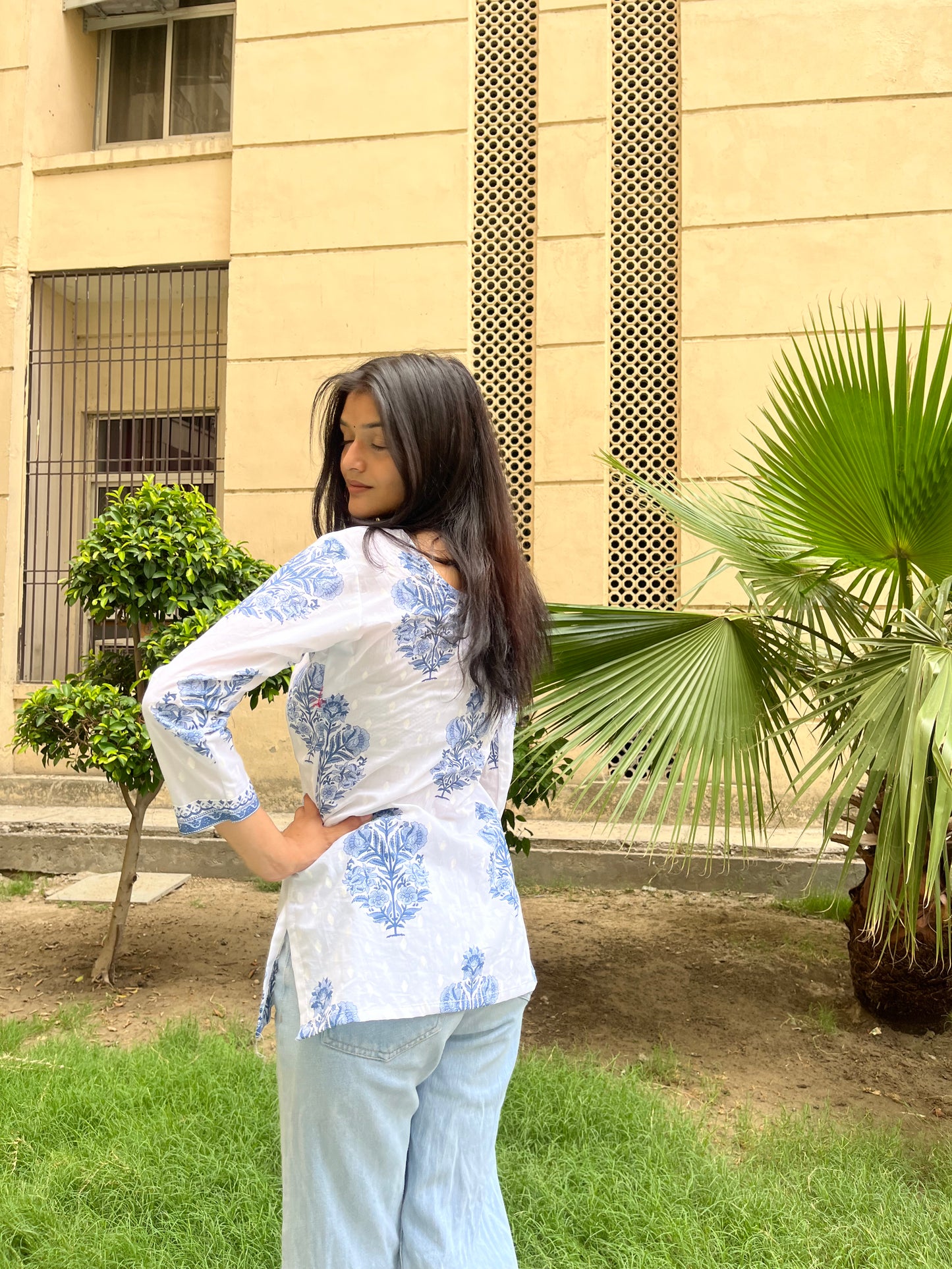 Barfi Straight Short Kurti