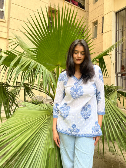 Barfi Straight Short Kurti