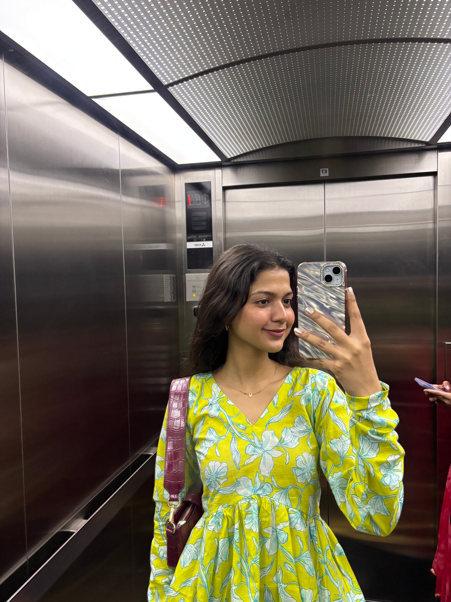 Light Noor Short Kurti peeplum top