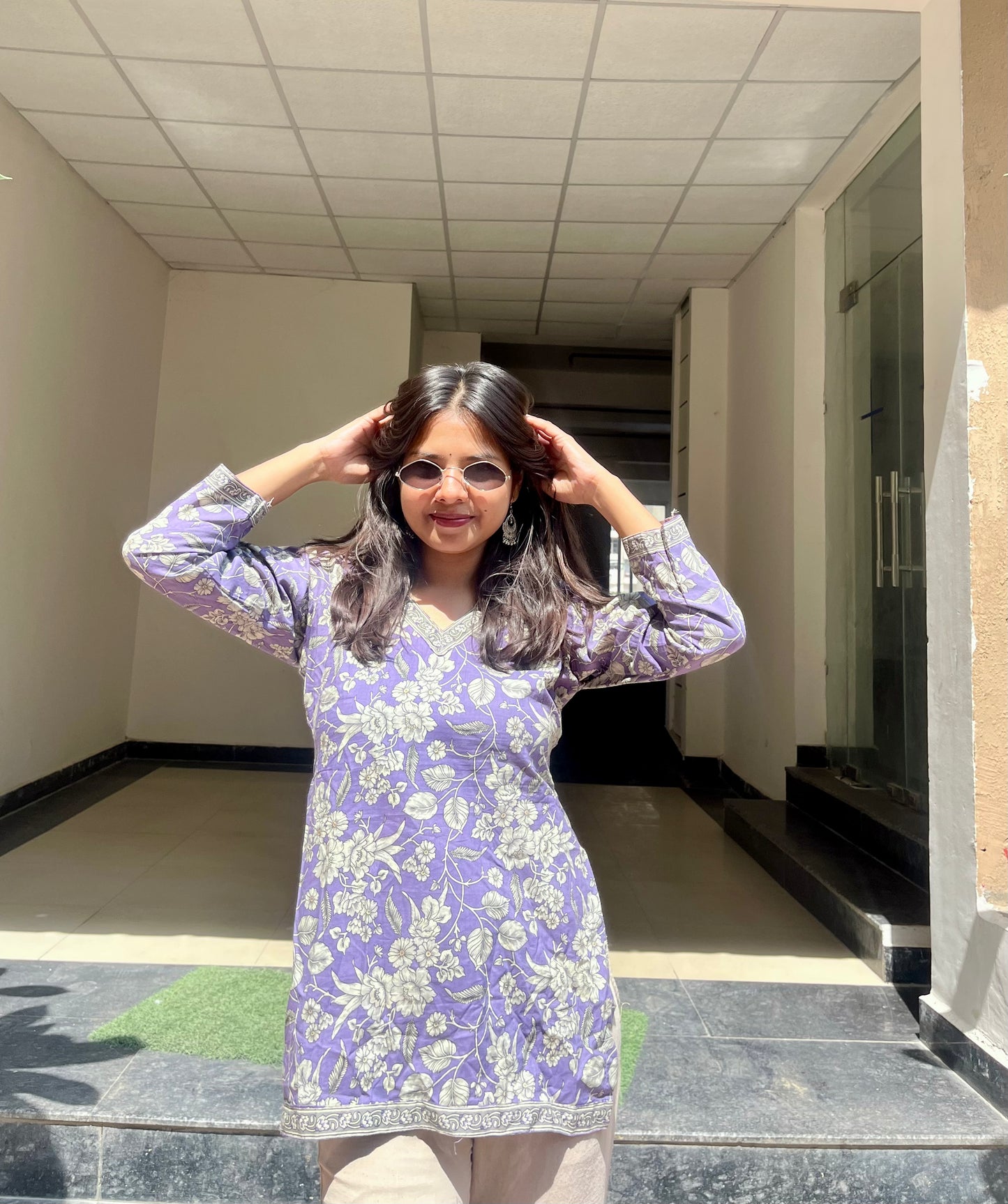 Butterfly Straight Short Kurti