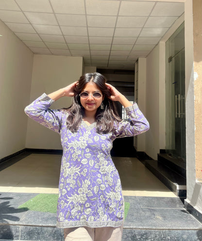 Butterfly Straight Short Kurti