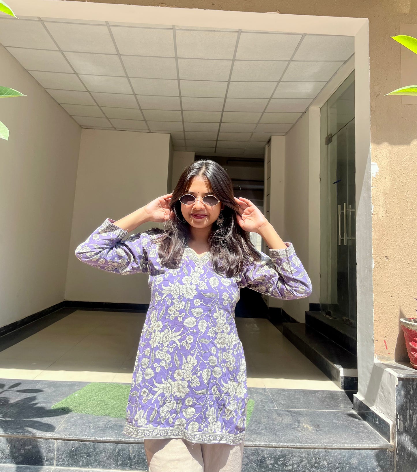 Butterfly Straight Short Kurti