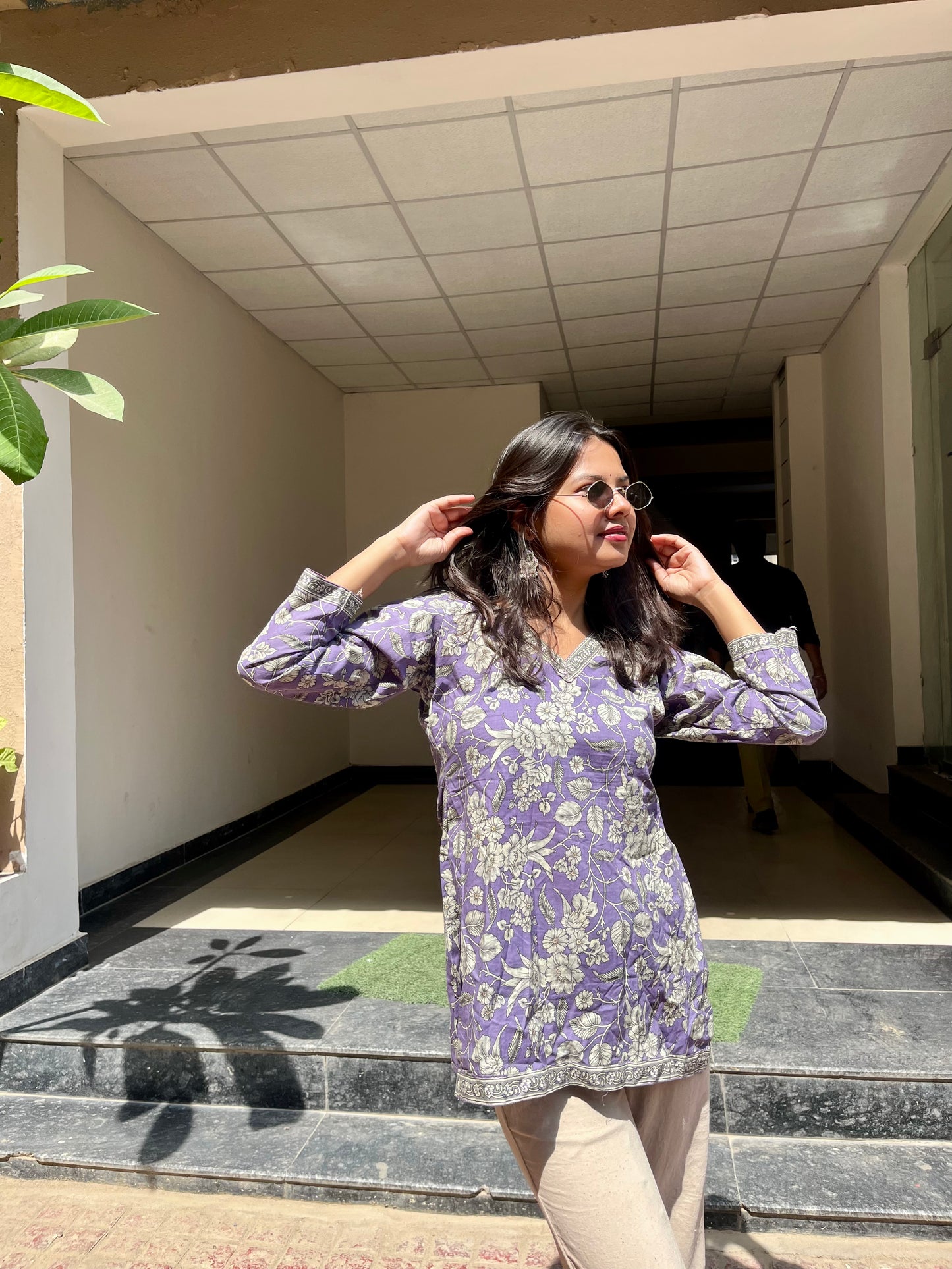 Butterfly Straight Short Kurti