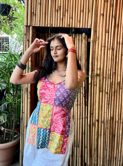 Soni Kudi Backless Short Kurti