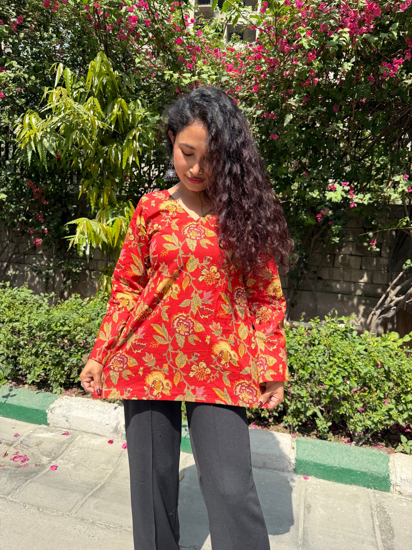 Roop Straight Short Kurti