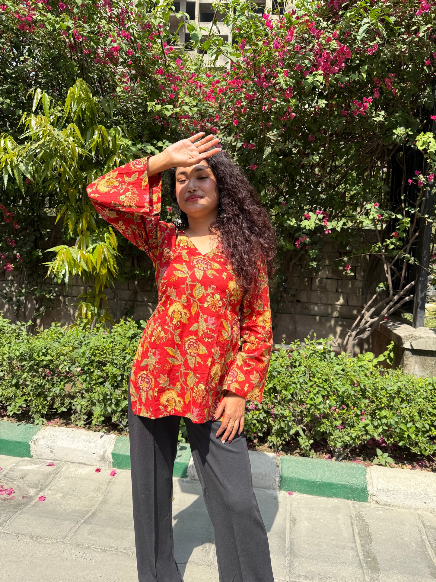 Roop Straight Short Kurti