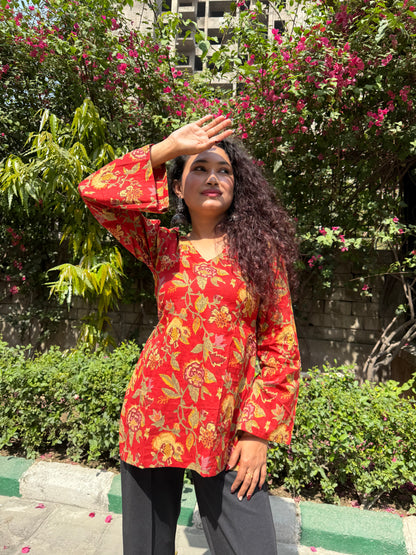 Roop Straight Short Kurti