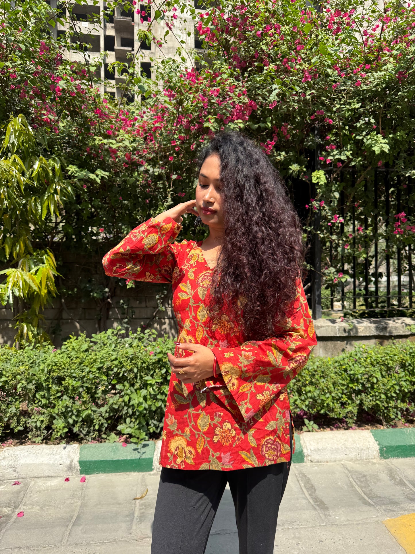 Roop Straight Short Kurti