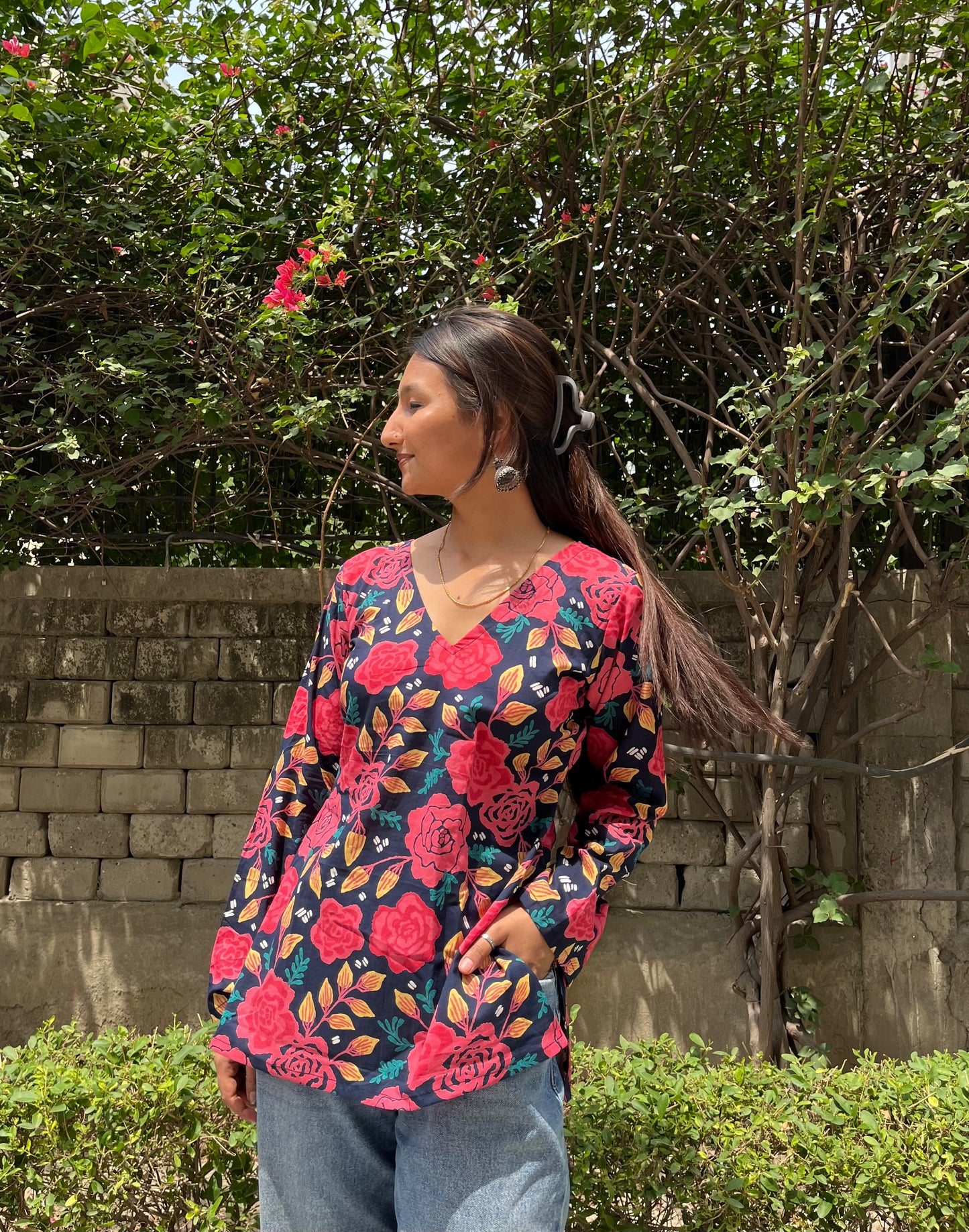 Khanji Straight Short Kurti