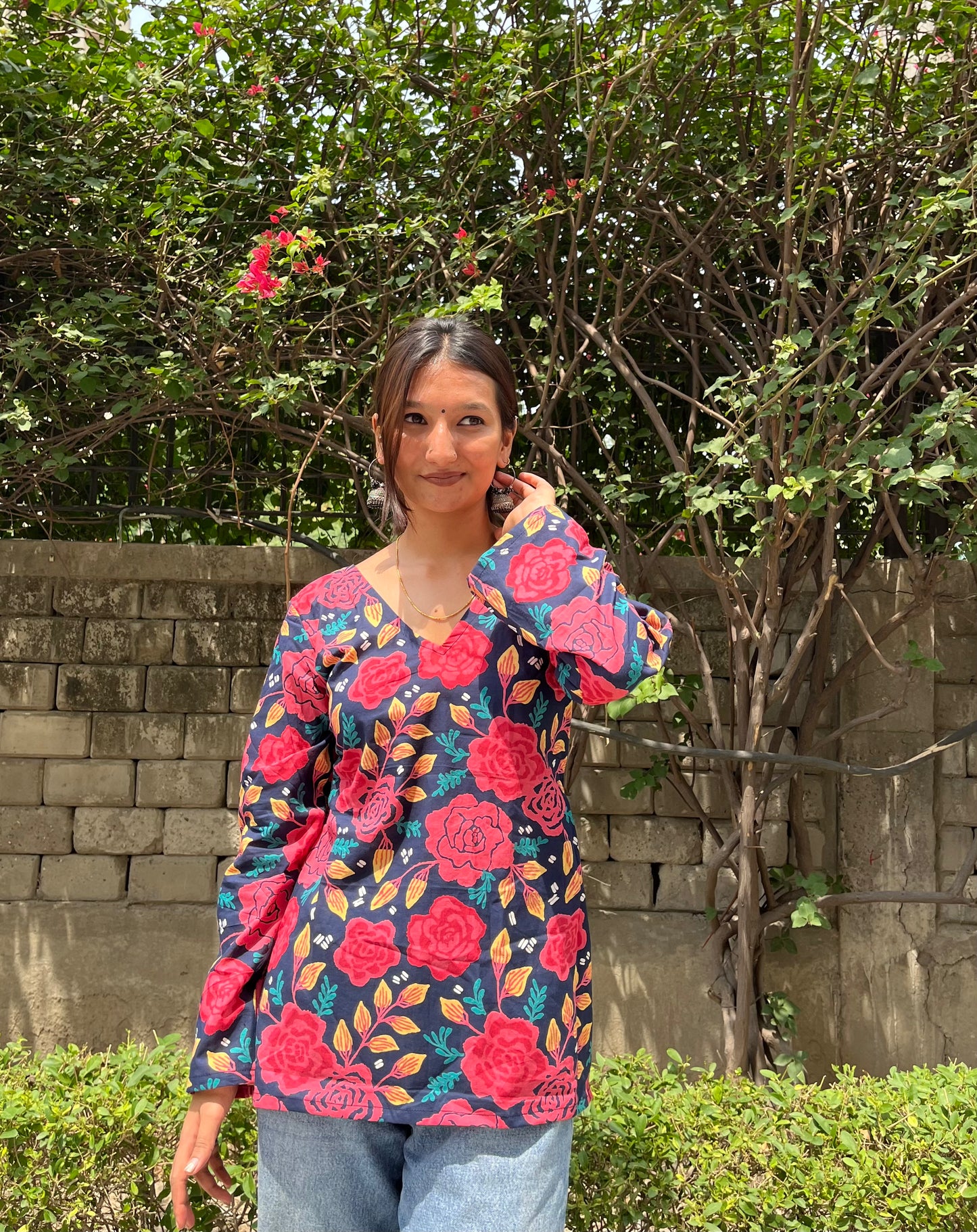 Khanji Straight Short Kurti