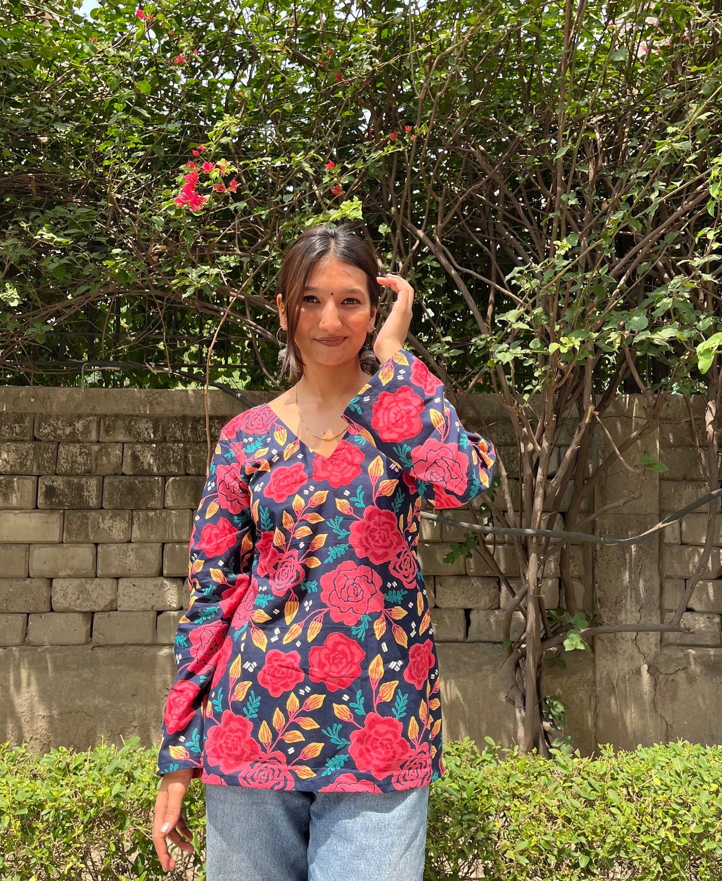 Khanji Straight Short Kurti