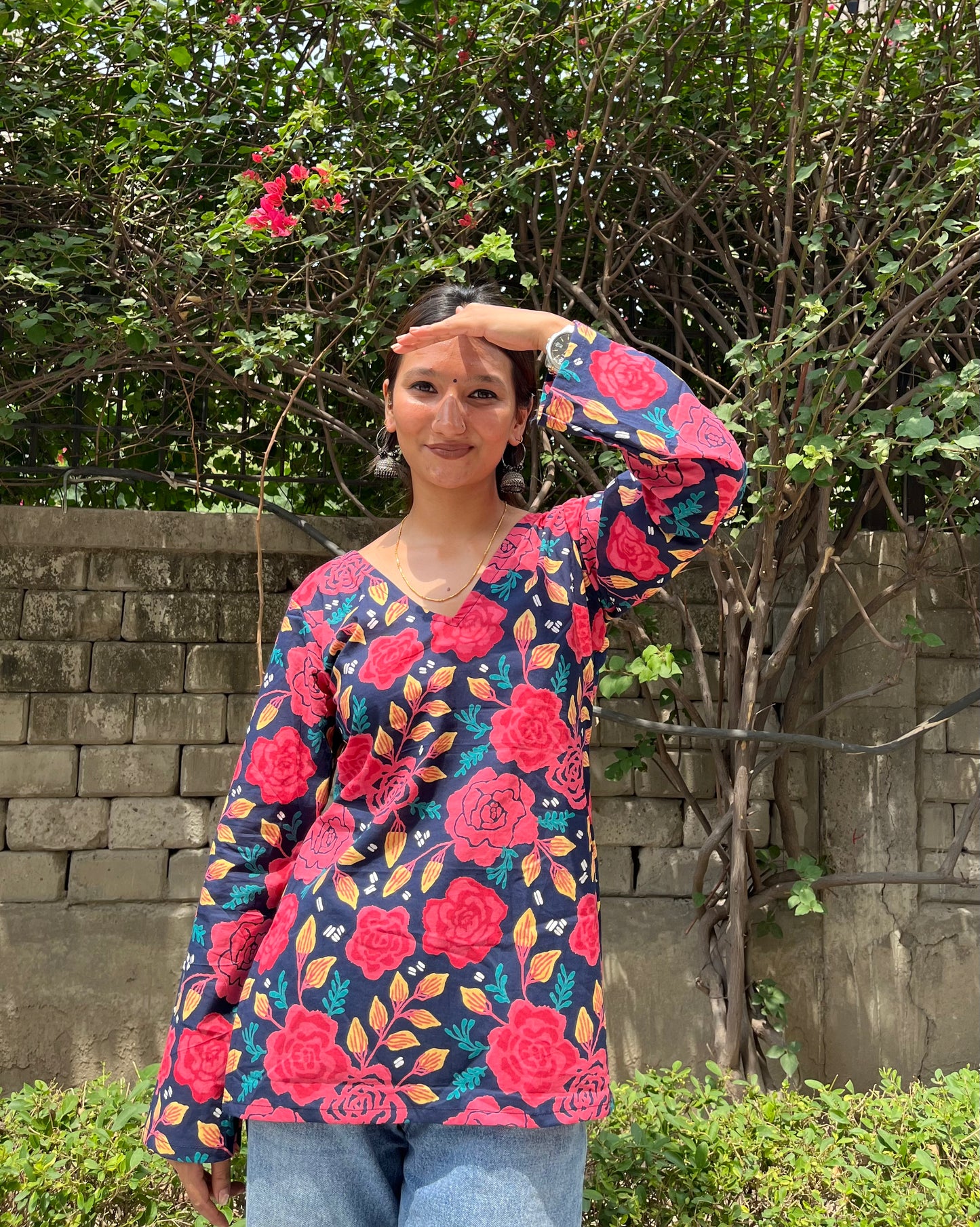 Khanji Straight Short Kurti