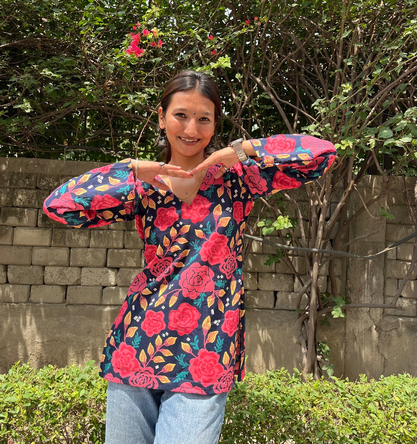 Khanji Straight Short Kurti