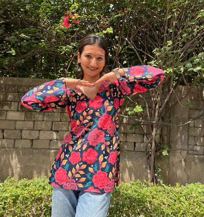 Khanji Straight Short Kurti