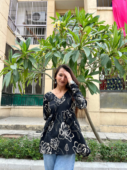 Angoor Peeplum Short Kurti