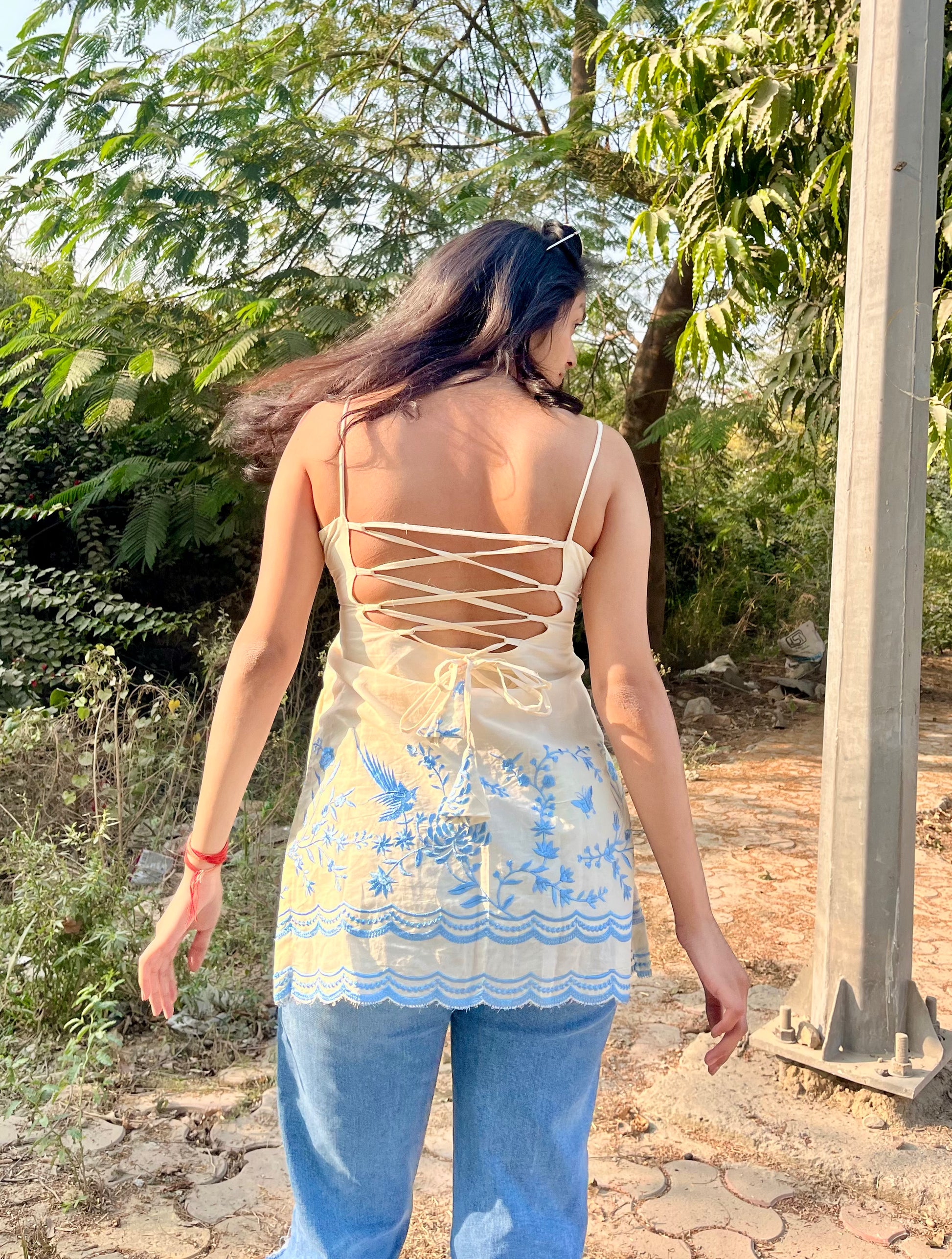 Chidiyaa Backless Short Kurti – My Store