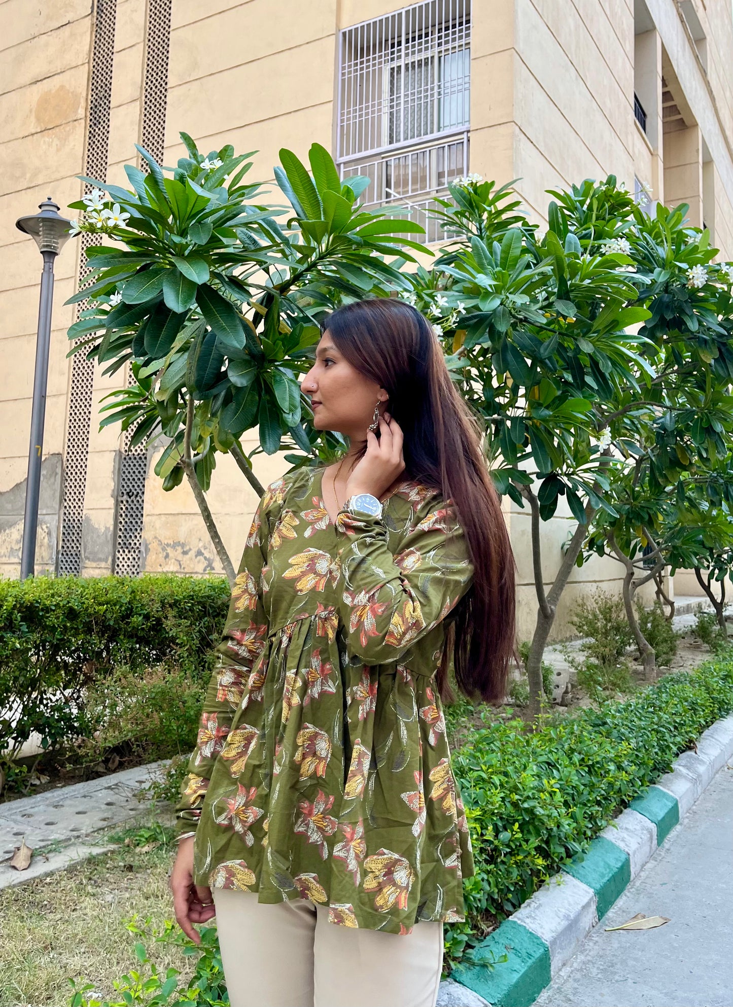 Hari Peplum Short Kurti