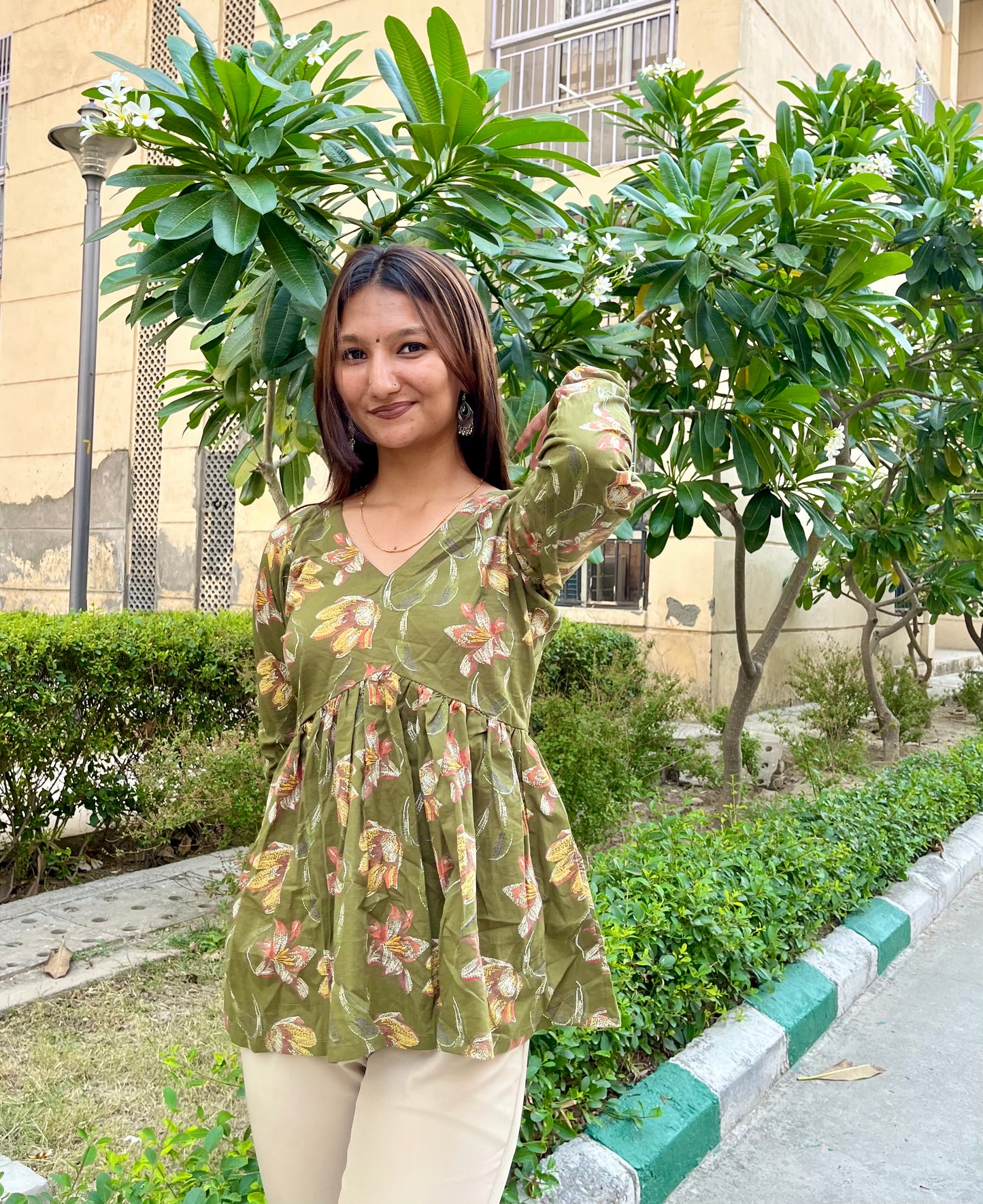 Hari Peplum Short Kurti