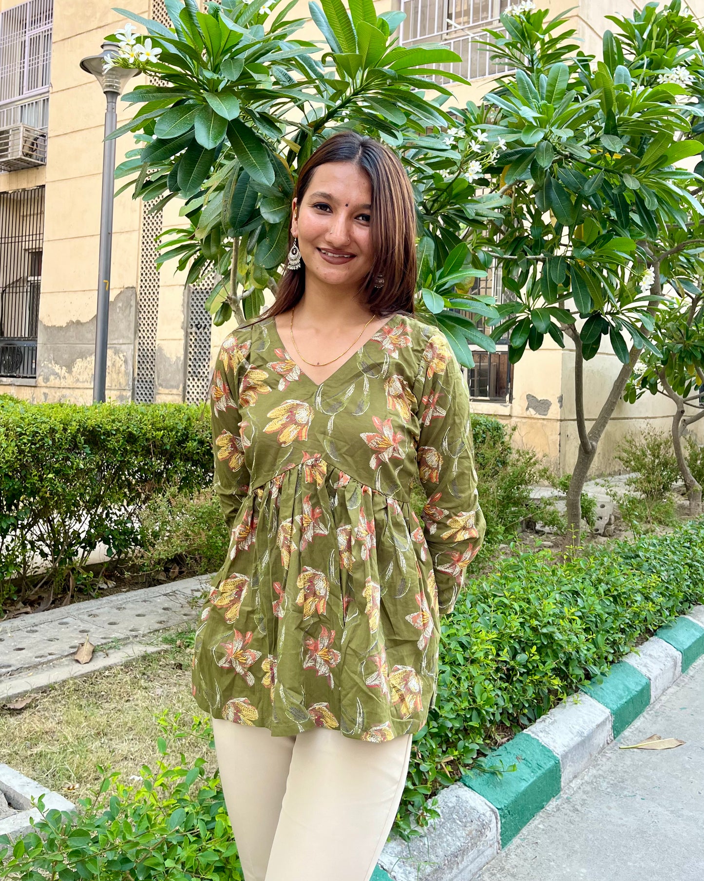 Hari Peplum Short Kurti