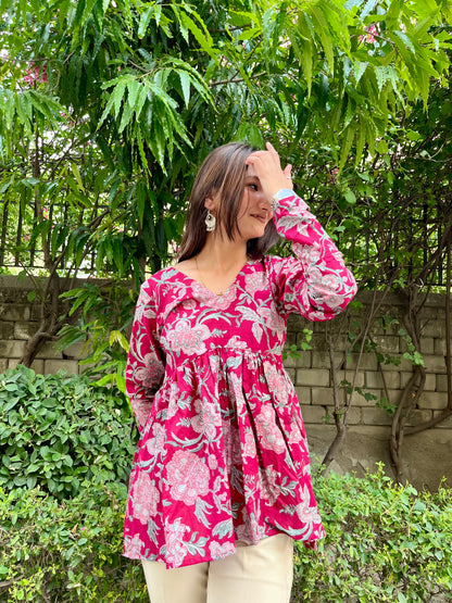 Pihu Peeplum Short Kurti