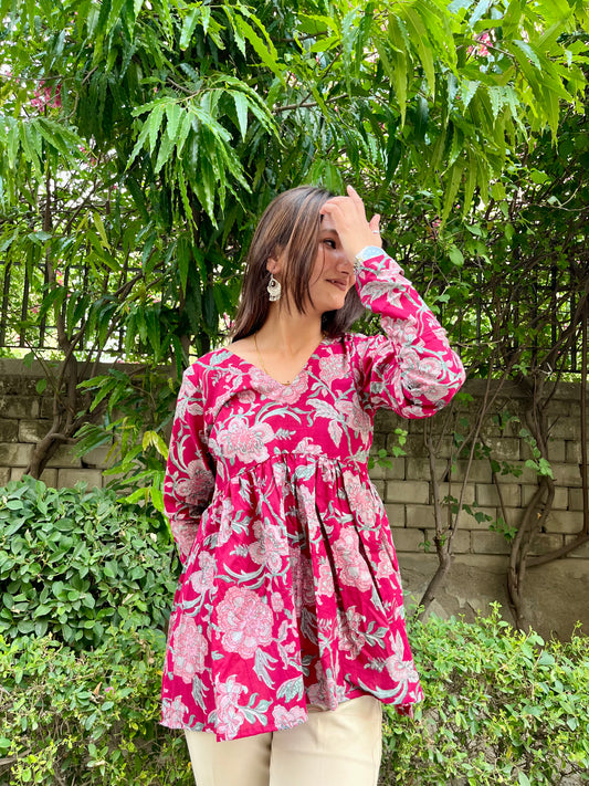 Pihu Peeplum Short Kurti