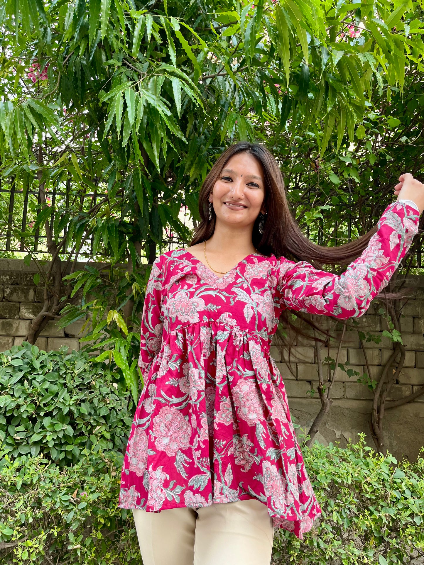 Pihu Peeplum Short Kurti