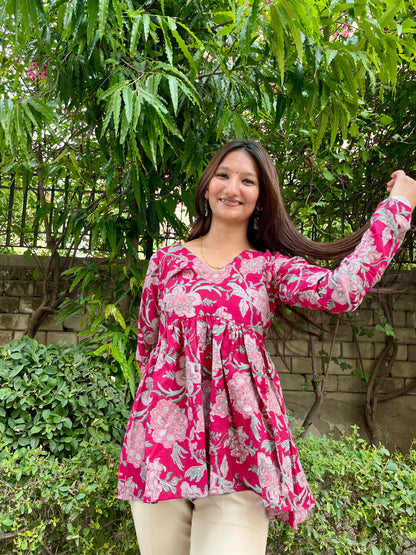 Pihu Peeplum Short Kurti