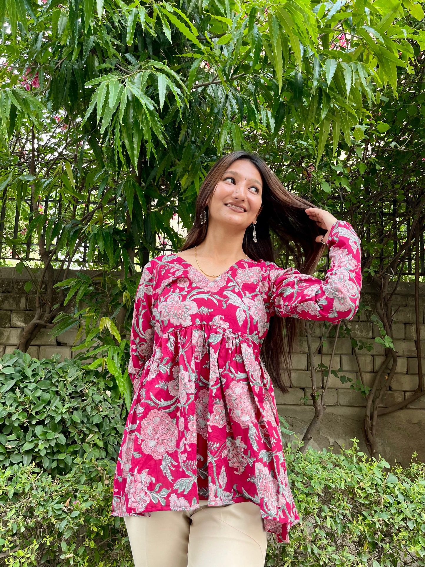 Pihu Peeplum Short Kurti