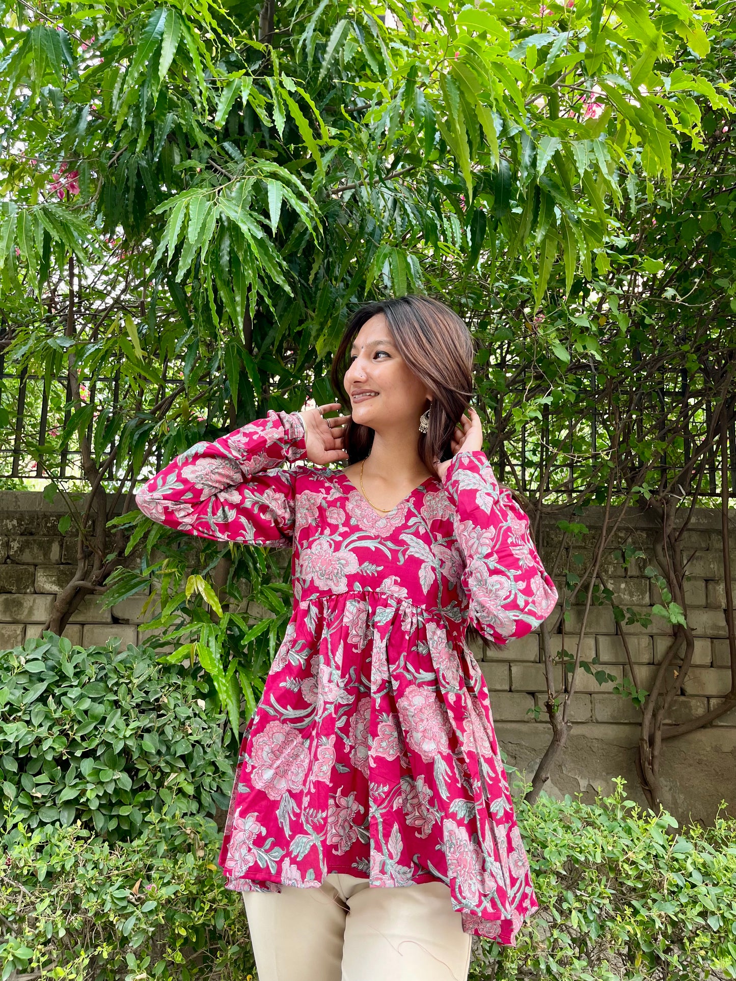 Pihu Peeplum Short Kurti