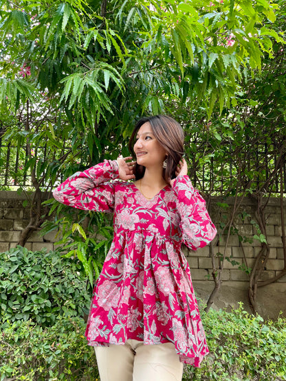 Pihu Peeplum Short Kurti