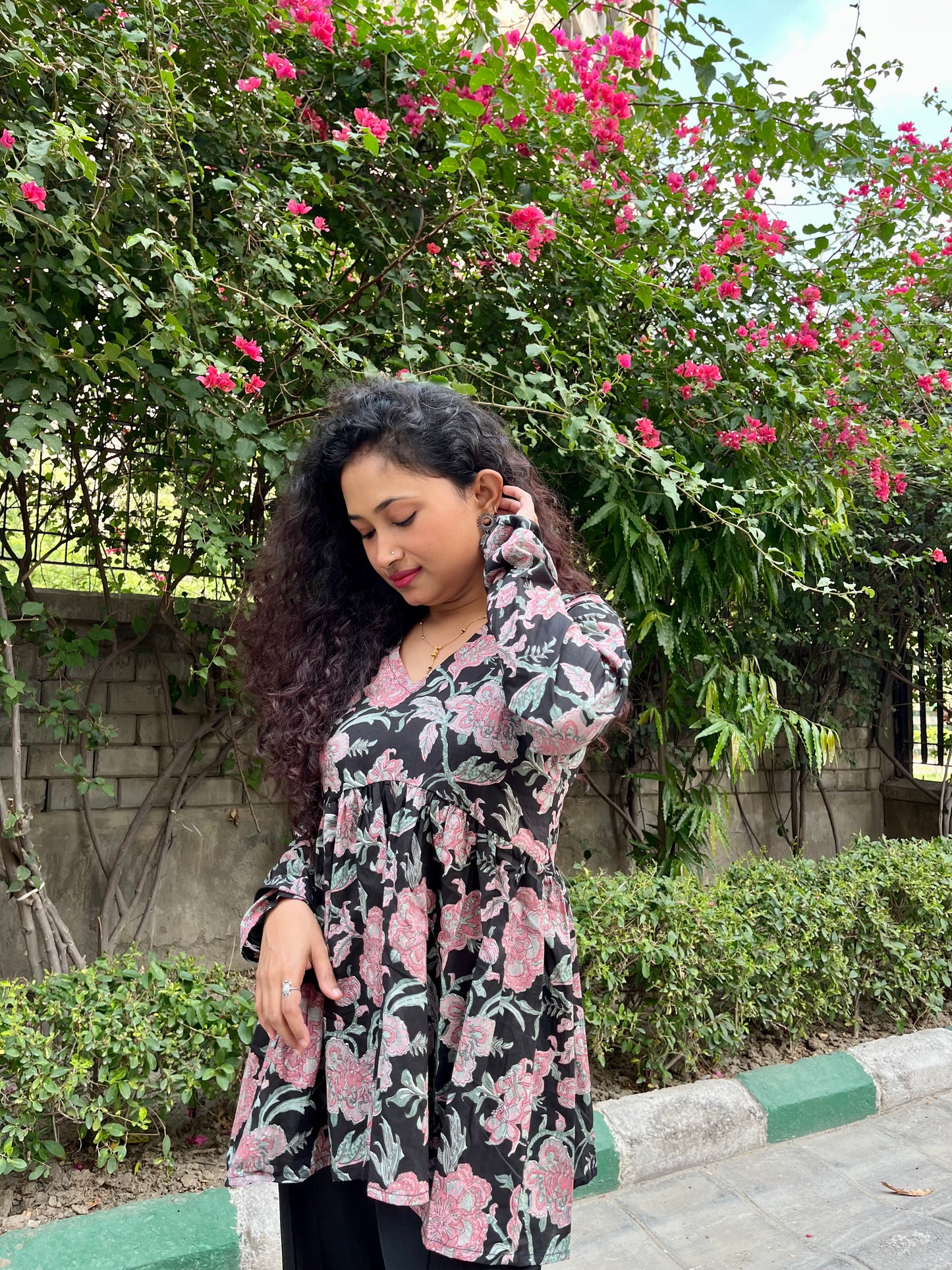 Kuhu Peeplum Short Kurti