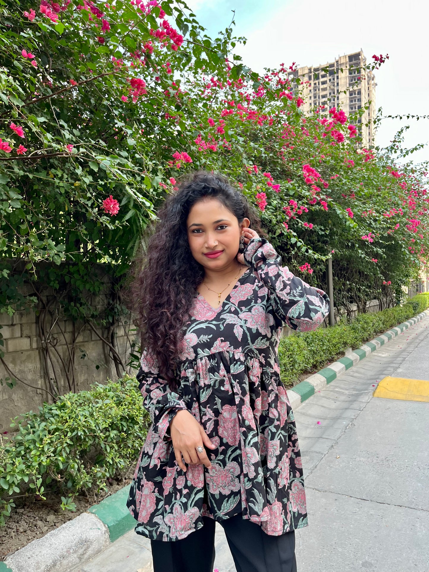 Kuhu Peeplum Short Kurti