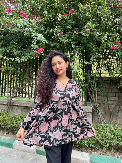 Kuhu Peeplum Short Kurti