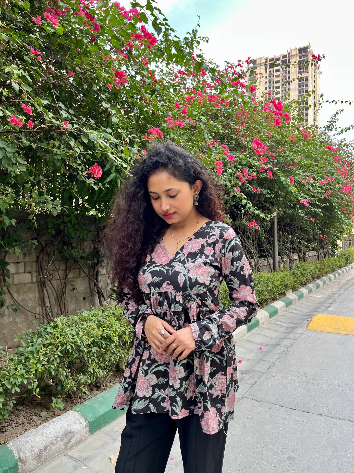 Kuhu Peeplum Short Kurti