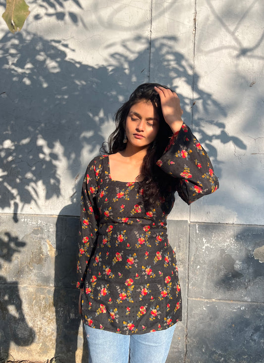 Raat-e-Sard Corset Paschmina Kurti