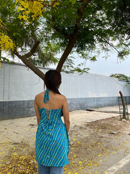 Misthi Halter Neck Backless Kurti