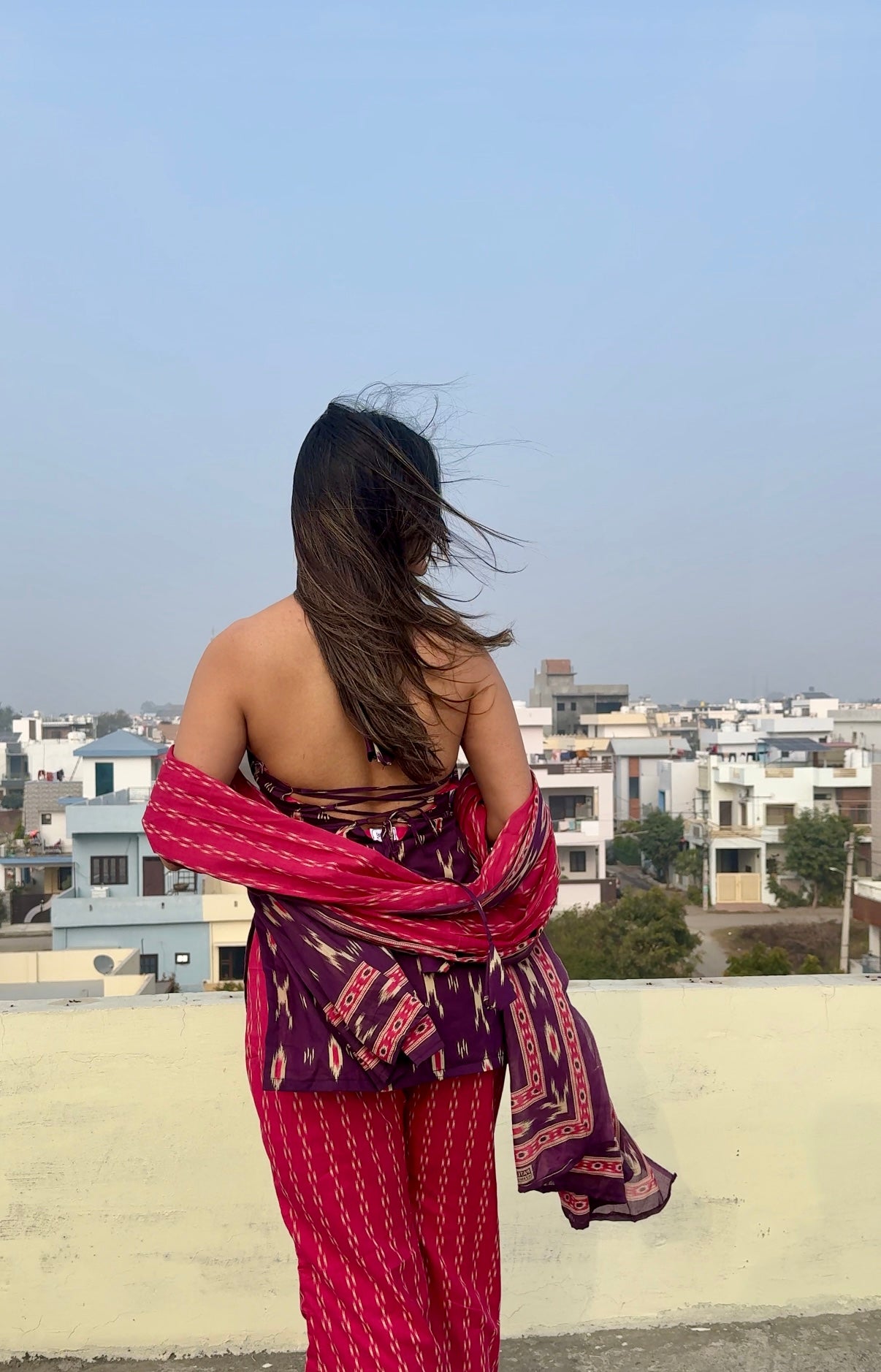 Jhilmil Halter Neck Set