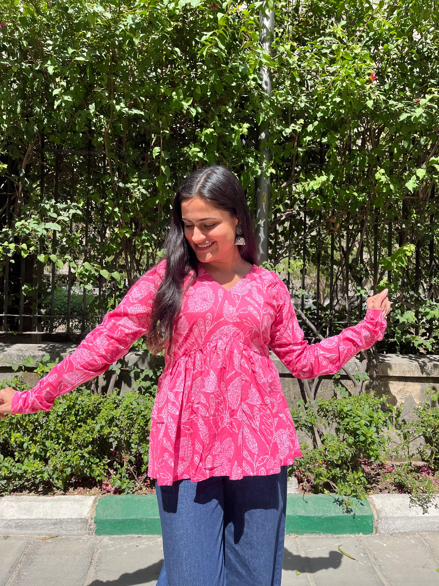 Lover Peeplum Short Kurti Top