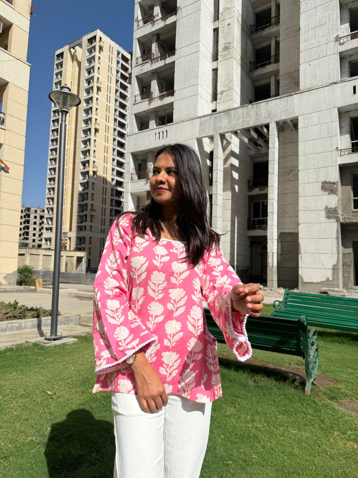 Pari Straight Short Kurti