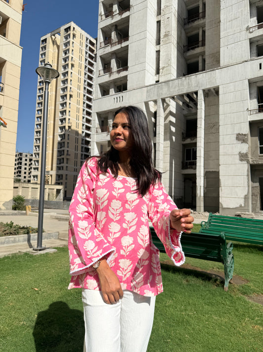 Pari Straight Short Kurti