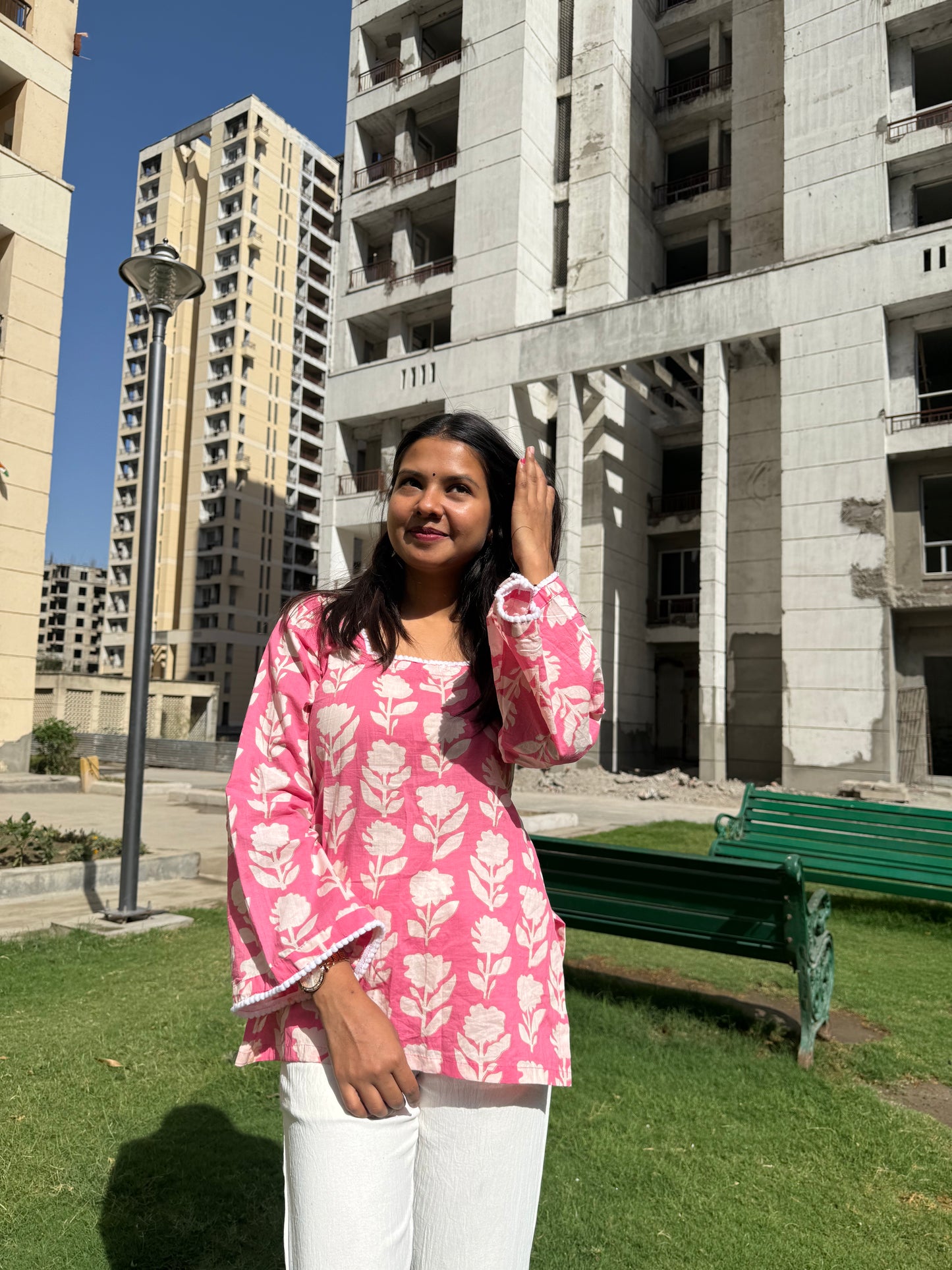 Pari Straight Short Kurti