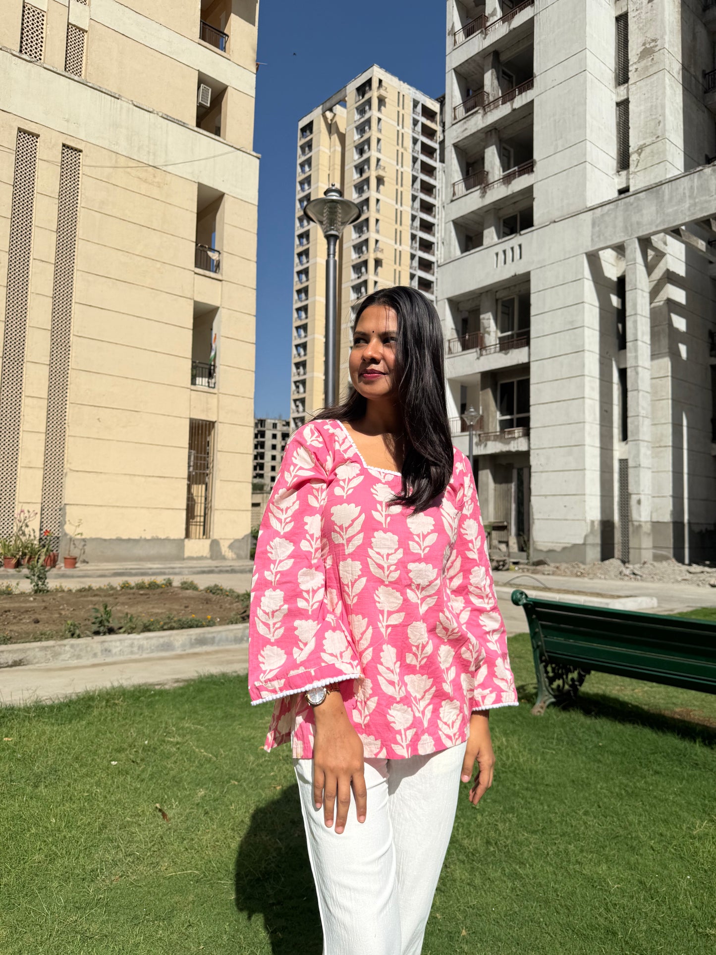 Pari Straight Short Kurti